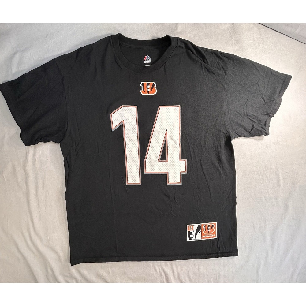 Majestic Cincinnati Bengals Dalton‎ #14 T-shirt Men's XL NFL Football